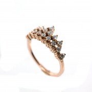Ροζ χρυσό δαχτυλίδι | L'or.D