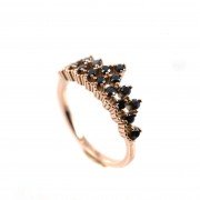 Ροζ χρυσό Κ14 δαχτυλίδι | L'or.D