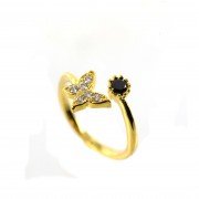 Δαχτυλίδι πεταλούδα από κίτρινο χρυσό| L'or.D