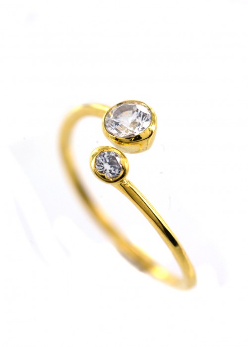 Χειροποίητο χρυσό δαχτυλίδι| kosmima-lord.gr