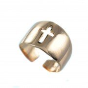 Δαχτυλίδι με σχέδιο σταυρού | L'or.D